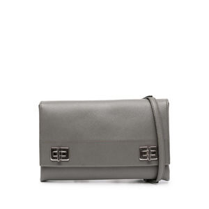 Pre-Loved Prada Saffiano Cuir Twist Lock Chain Flap